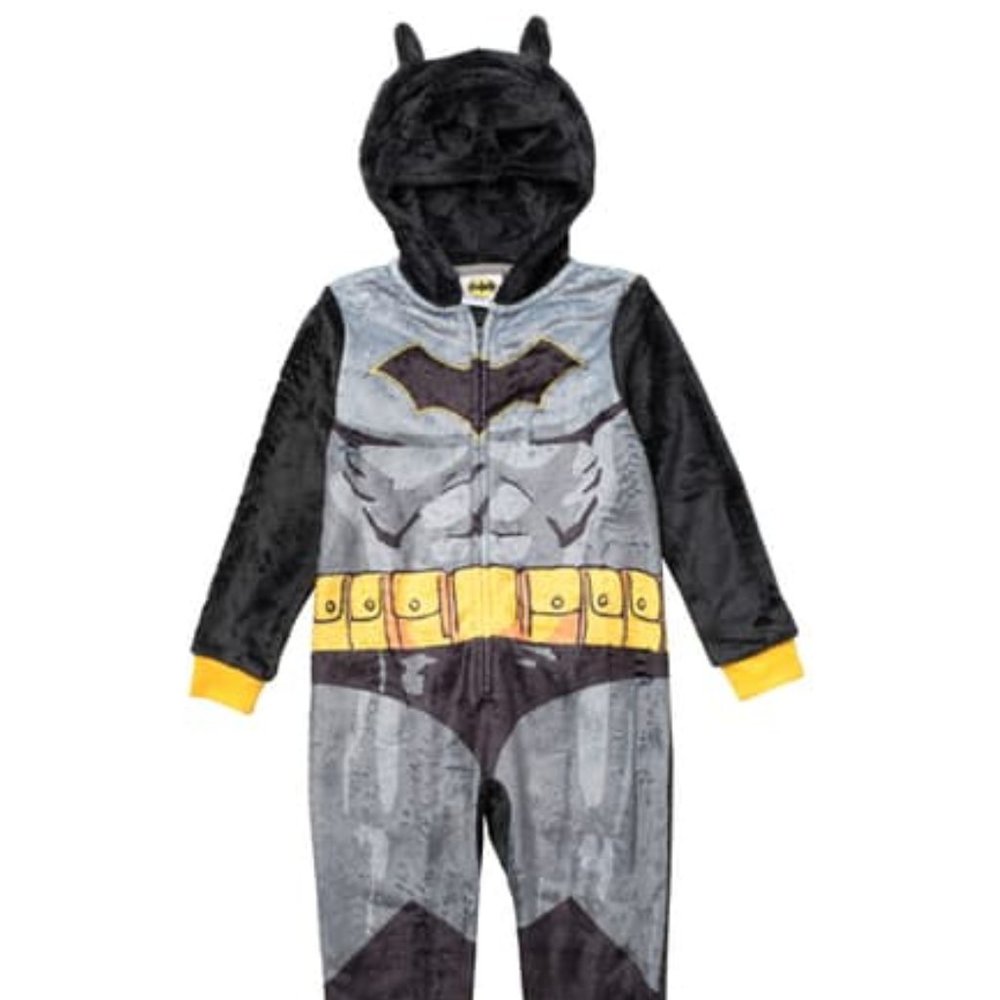 Komar Batman Hooded Cape Back Pajama Jumpsuit